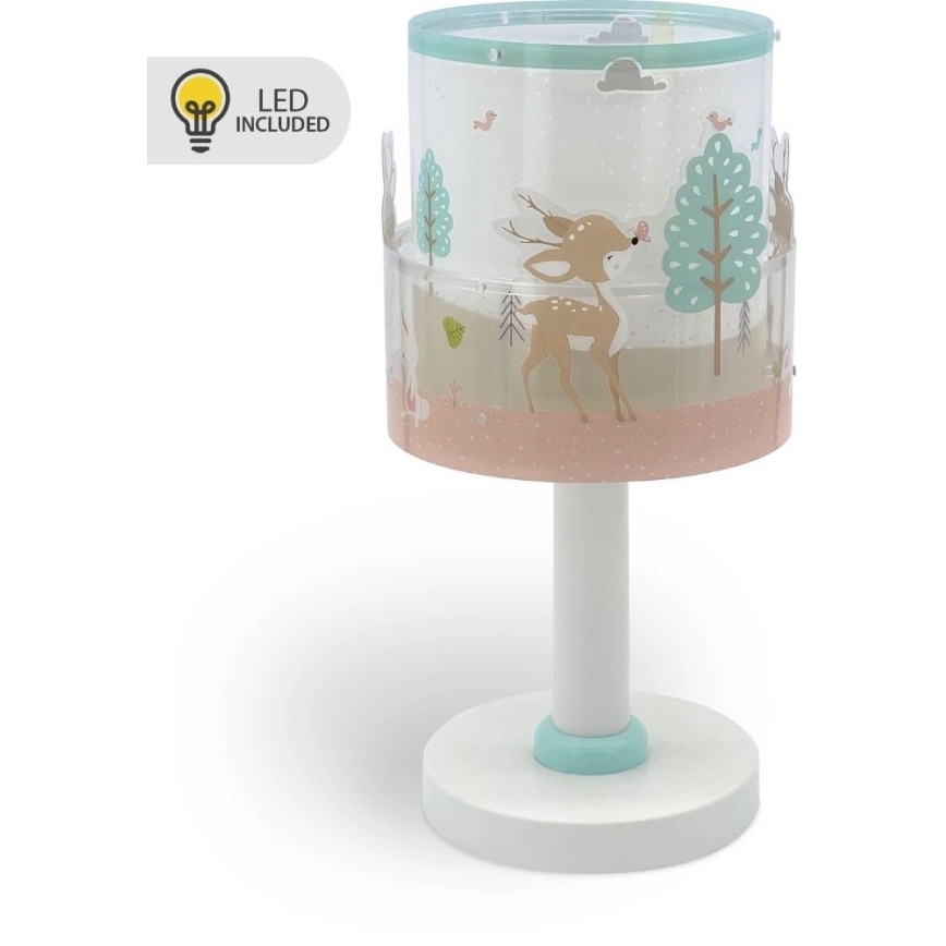 Dalber 61271N - Lampă LED pentru copii LOVING DEER 1xG4/4W/230V multicolor