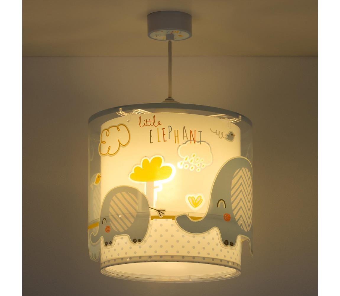 Dalber 61332T - Lustră copii LITTLE ELEPHANT 1xE27/60W/230V