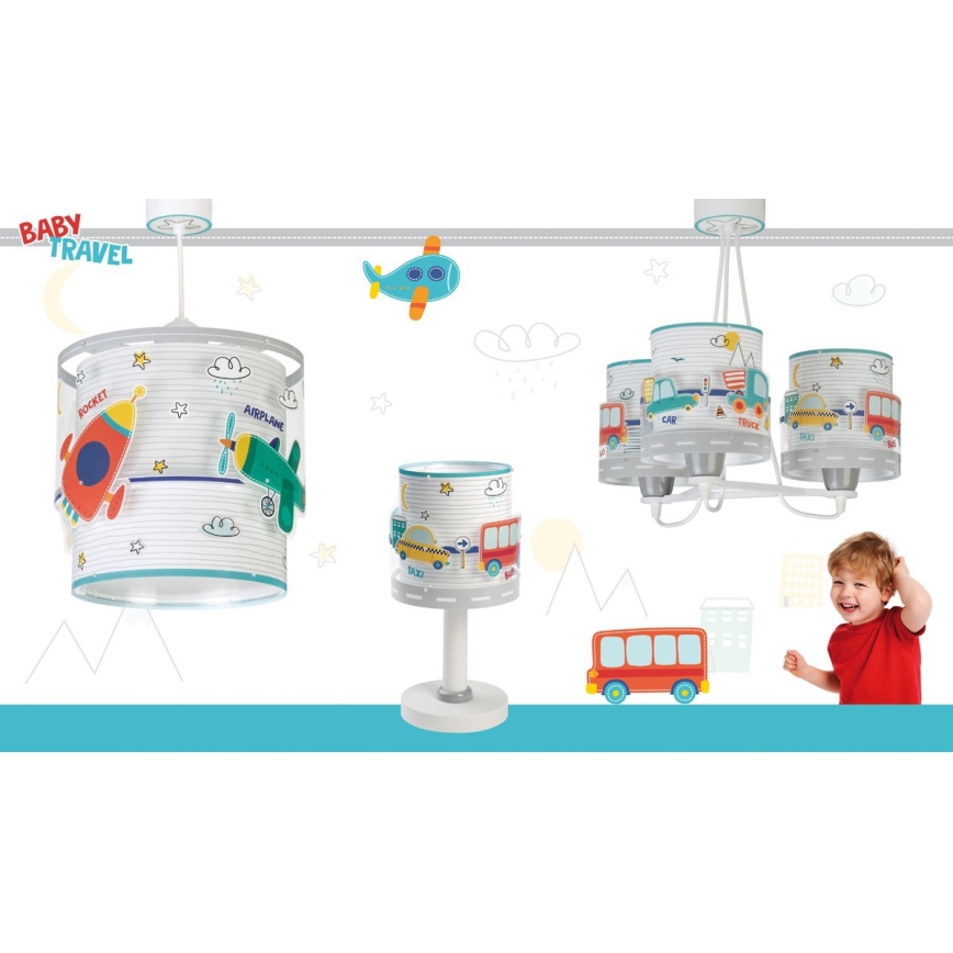 Dalber 61681N - Lampă de călătorie LED pentru copii BABY TRAVEL, 1xG4/4W/230V, multicoloră