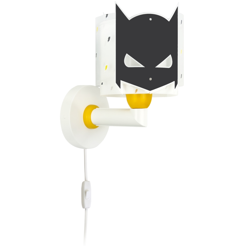 Dalber 61809 - Aplica de perete pentru copii DARK HERO, 1xE27/15W/230V