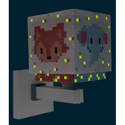 Dalber 63379 - Aplica de perete pentru copii LITTLE PIXEL 1xE27/15W/230V