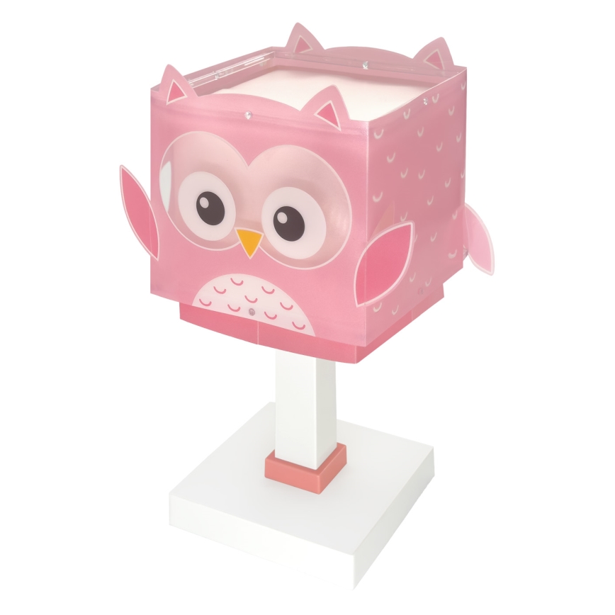 Dalber 64481N - Lampă LED pentru copii LITTLE OWL, 1xG4/4W/230V, roz