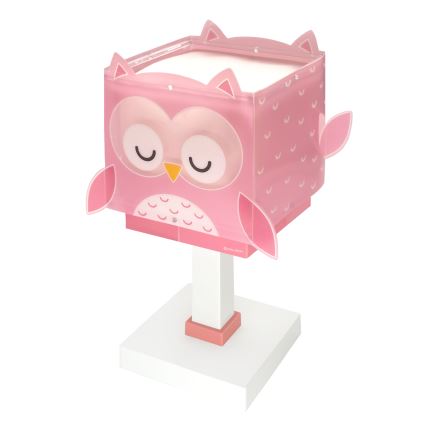 Dalber 64481N - Lampă LED pentru copii LITTLE OWL, 1xG4/4W/230V, roz