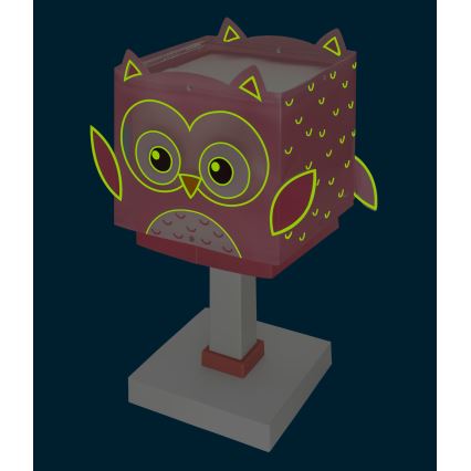 Dalber 64481N - Lampă LED pentru copii LITTLE OWL, 1xG4/4W/230V, roz