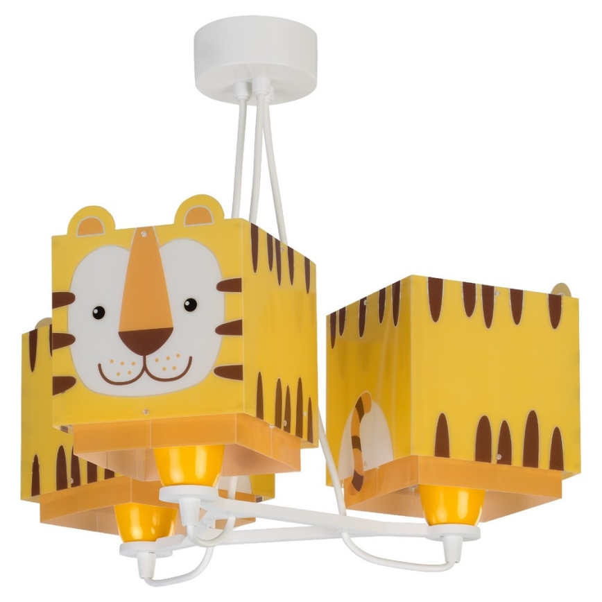 Dalber 64567 - Lustră copii LITTLE TIGER 3xE27/60W/230V