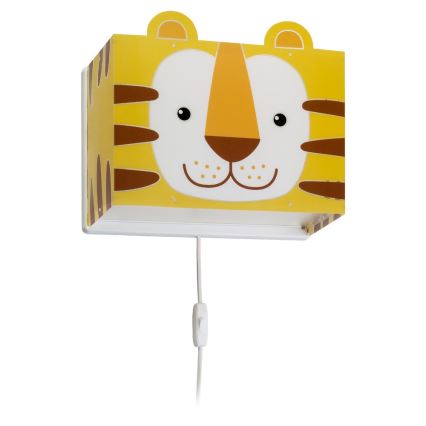 Dalber 64568 - Aplică perete copii LITTLE TIGER 1xE27/60W/230V