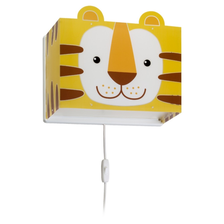 Dalber 64568 - Aplică perete copii LITTLE TIGER 1xE27/60W/230V
