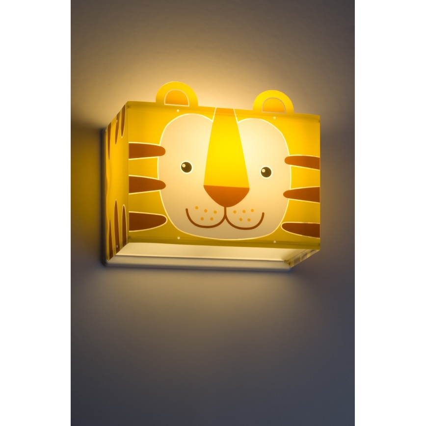 Dalber 64568 - Aplică perete copii LITTLE TIGER 1xE27/60W/230V