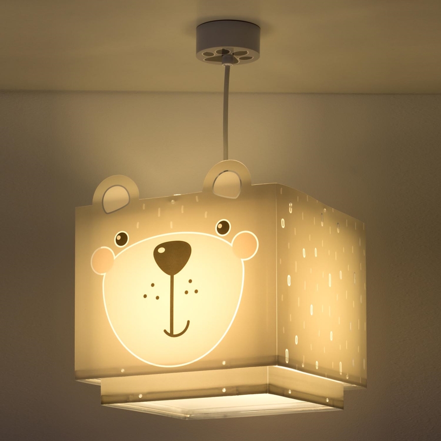 Dalber 64572 - Lustră copii LITTLE TEDDY 1xE27/60W/230V
