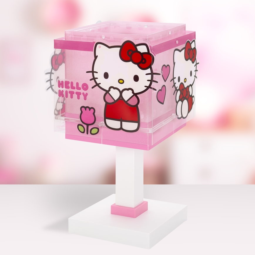 Dalber 73261 - Lampă de noptieră LED HELLO KITTY pentru copii 1xG4/4W/230V, roz