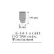 Dalber D-41415E - LED veioză în priză CLOUDS 1xE14/0,3W/230V