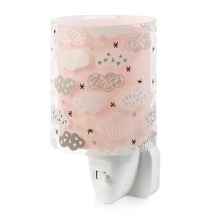 Dalber D-41415S - LED Lumină de veghe copii CLOUDS 1xLED/0,3W/230V