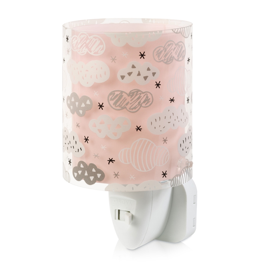 Dalber D-41415S - LED Lumină de veghe copii CLOUDS 1xLED/0,3W/230V