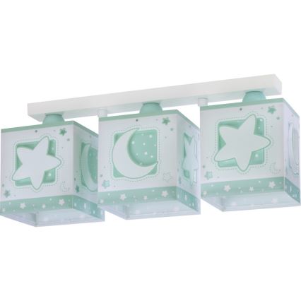 Dalber D-63233NH - Plafonieră copii MOONLIGHT 3xE27/60W/230V
