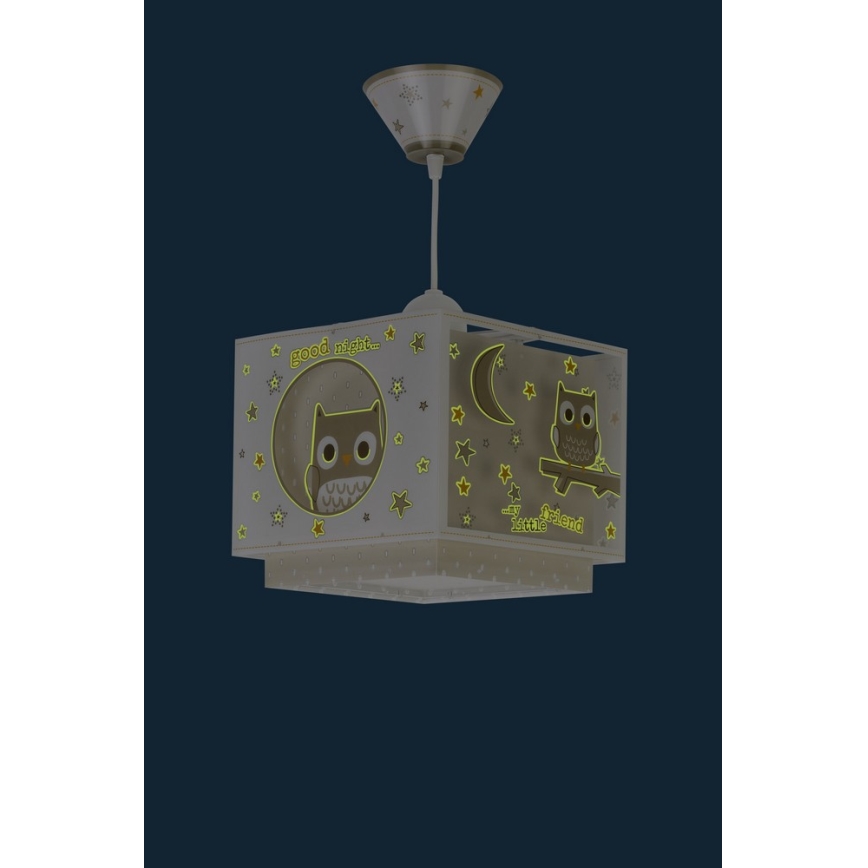 Dalber D-93392 - Lustră copii GOOD NIGHT 1xE27/60W/230V