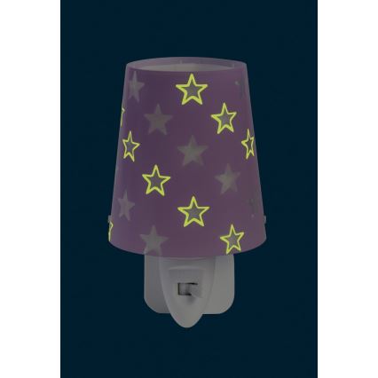 Dalber D-81215L - LED Lumină de veghe copii STARS 1xLED/0,3W/230V