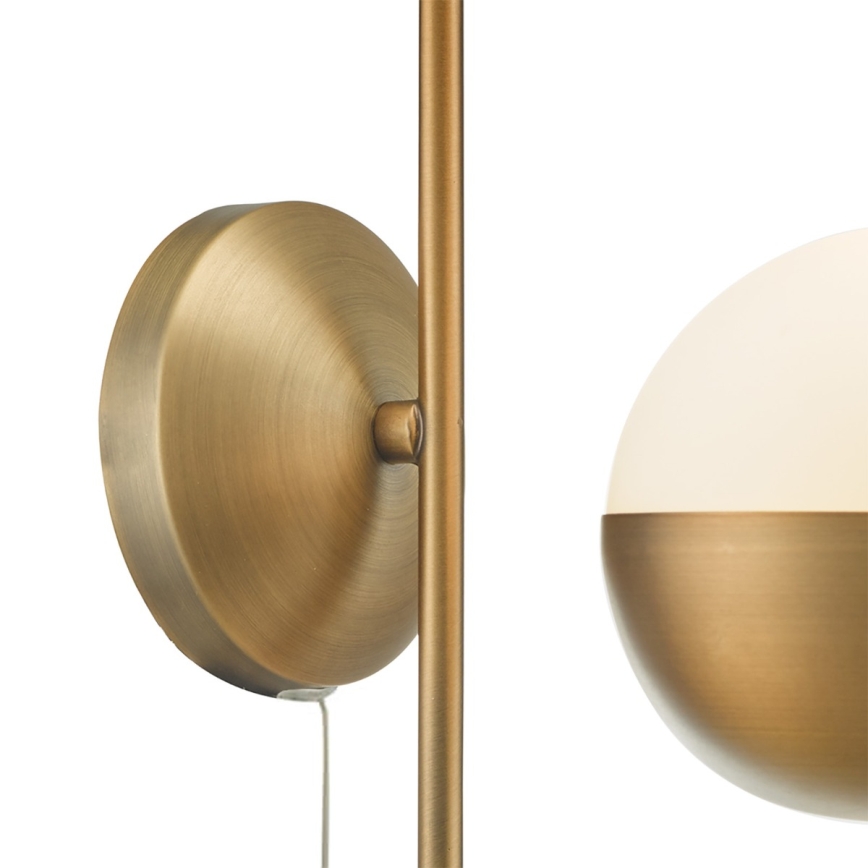 Där Lighting AND0742 - Aplică de perete ANDRE 1xE14/11W/230V alamă