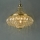 Där Lighting ASM0675 - Candelabru suspendat pe lanț ASMARA 6xE14/40W/230V din alamă