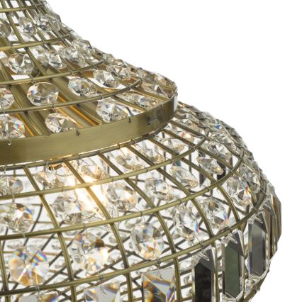 Där Lighting ASM0675 - Candelabru suspendat pe lanț ASMARA 6xE14/40W/230V din alamă