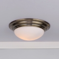 Där Lighting BAR5275 - Plafonieră pentru baie BARCLAY 1xE27/60W/230V, Ø 31 cm, alamă