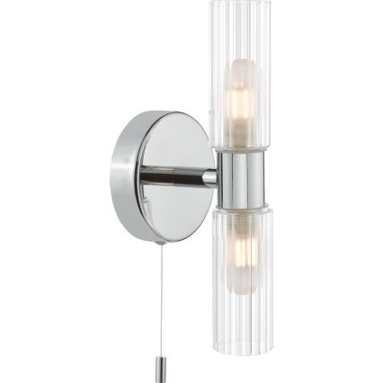 Där Lighting BOL0950 - Aplica de baie BOLTON 2xG9/5W/230V IP44 crom lucios