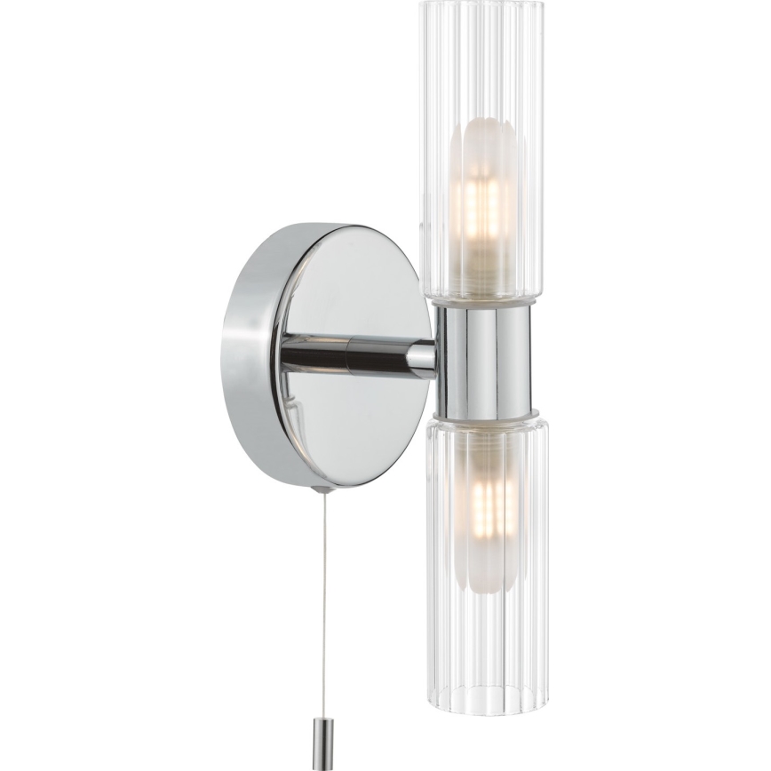 Där Lighting BOL0950 - Aplica de baie BOLTON 2xG9/5W/230V IP44 crom lucios