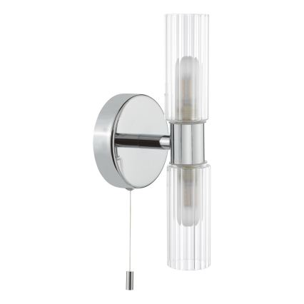 Där Lighting BOL0950 - Aplica de baie BOLTON 2xG9/5W/230V IP44 crom lucios
