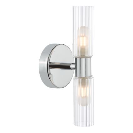 Där Lighting BOL0950 - Aplica de baie BOLTON 2xG9/5W/230V IP44 crom lucios