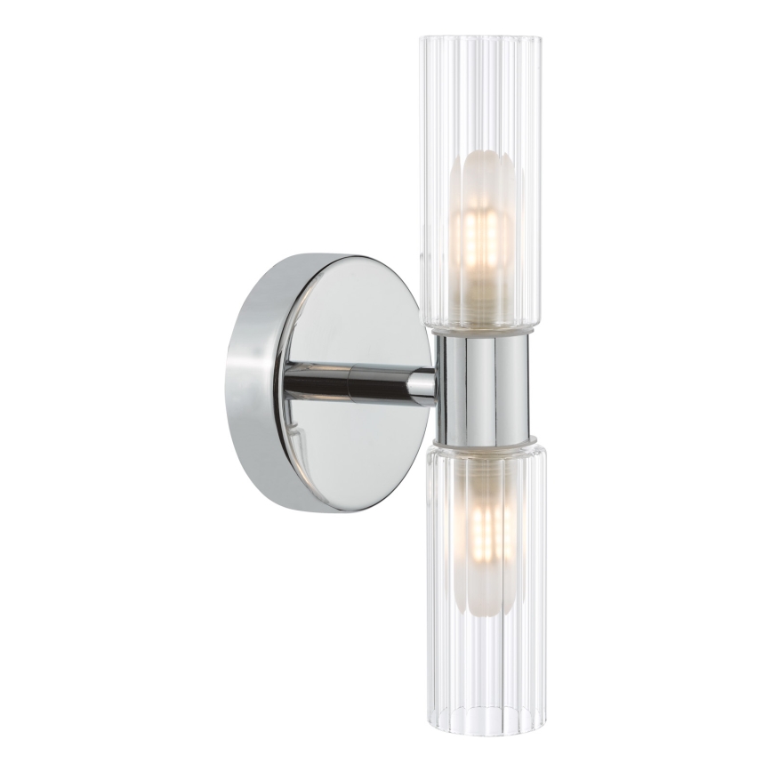Där Lighting BOL0950 - Aplica de baie BOLTON 2xG9/5W/230V IP44 crom lucios