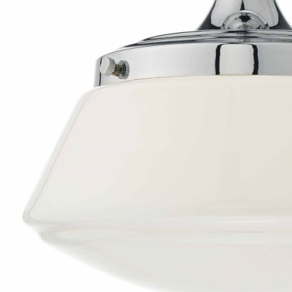 Där Lighting CAD0150 - Lustră aplicată pentru baie CADEN 1xE27/60W/230V IP44 crom lucios