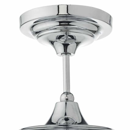 Där Lighting CAD0150 - Lustră aplicată pentru baie CADEN 1xE27/60W/230V IP44 crom lucios