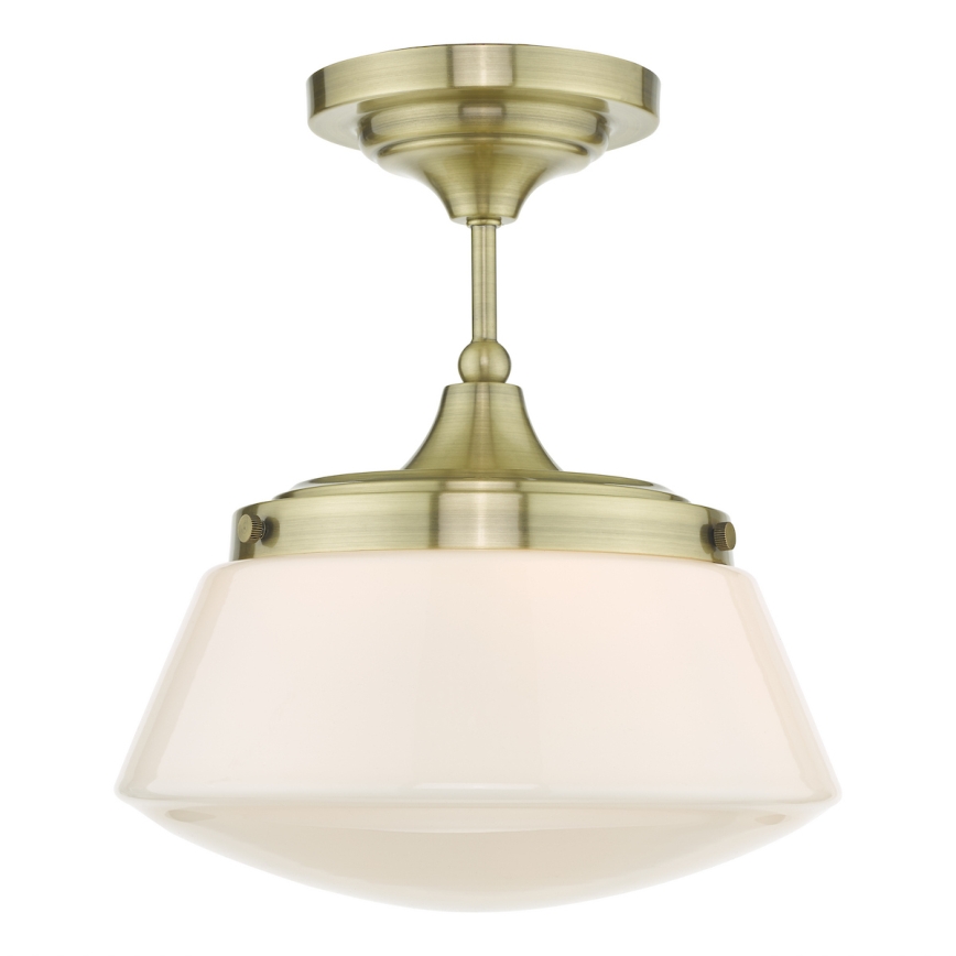 Där Lighting CAD0175 - Plafonieră de tavan pentru baie CADEN 1xE27/60W/230V IP44 alamă