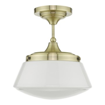 Där Lighting CAD0175 - Plafonieră de tavan pentru baie CADEN 1xE27/60W/230V IP44 alamă