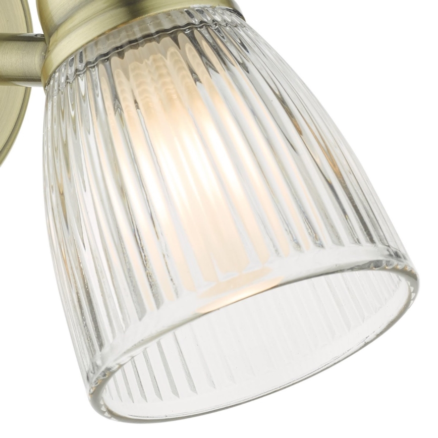 Där Lighting CED0775 - Lampă de perete pentru baie CEDRIC 1xG9/25W/230V IP44 alamă