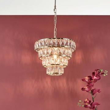 Där Lighting CER0135 - Candelabru pe lanț CERYS 1xE27/60W/230V auriu