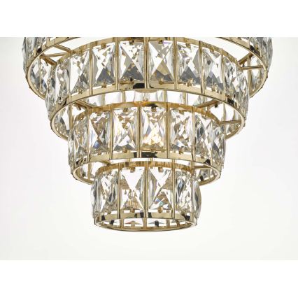 Där Lighting CER0135 - Candelabru pe lanț CERYS 1xE27/60W/230V auriu