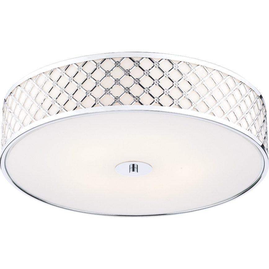 Där Lighting CIV5050 - Plafonieră CIVIC 5x E14/60W/230V, diametru 50 cm, crom lucios