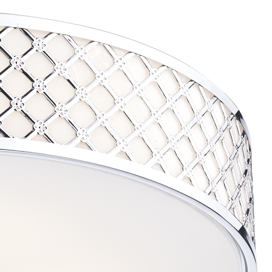 Där Lighting CIV5050 - Plafonieră CIVIC 5x E14/60W/230V, diametru 50 cm, crom lucios