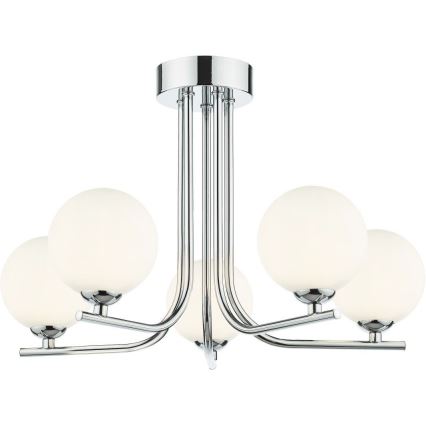 Där Lighting CRA5450-02 - Lustră pe tijă CRADLE 5xG9/25W/230V crom lucios