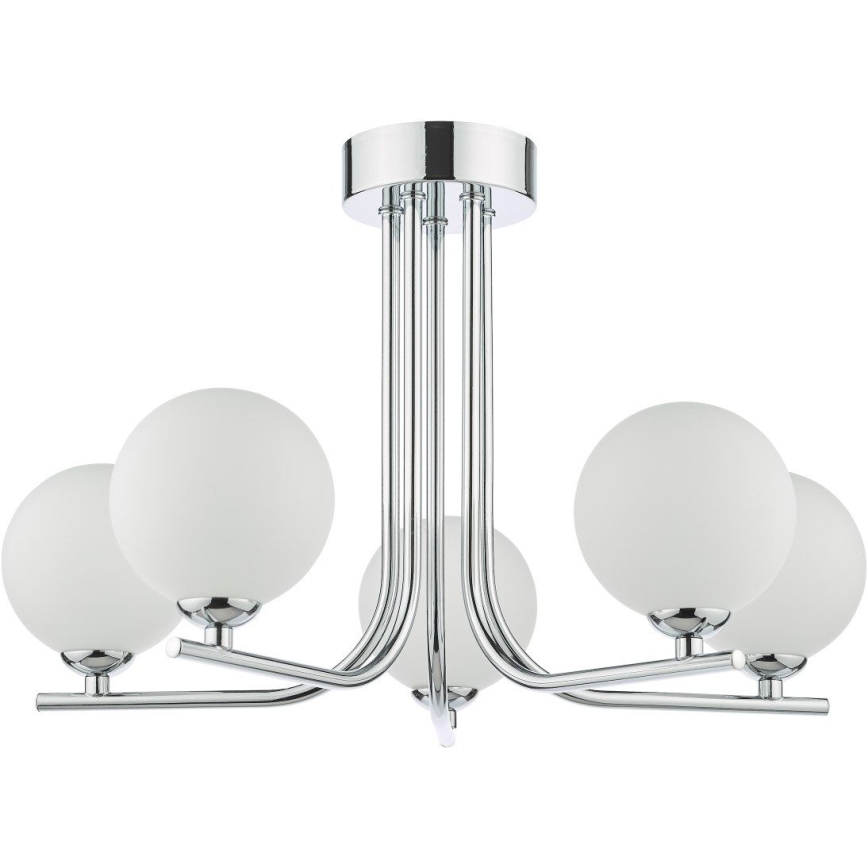 Där Lighting CRA5450-02 - Lustră pe tijă CRADLE 5xG9/25W/230V crom lucios