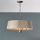 Där Lighting CRI0429 - Candelabru suspendat cu lanț CRISTIN 4xE14/40W/230V alamă/taupe