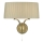 Där Lighting CRI0929 - Lampă de perete CRISTIN 2xE14/40W/230V alamă/taupe