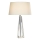 Där Lighting CYP4208 - Lampă de masă CYPRUS 1xE27/60W/230V crem/transparent