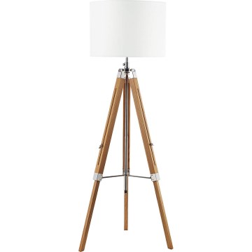 Där Lighting EAS4943 - Lampă de podea EASEL 1xE27/60W/230V maro