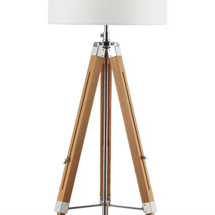 Där Lighting EAS4943 - Lampă de podea EASEL 1xE27/60W/230V maro
