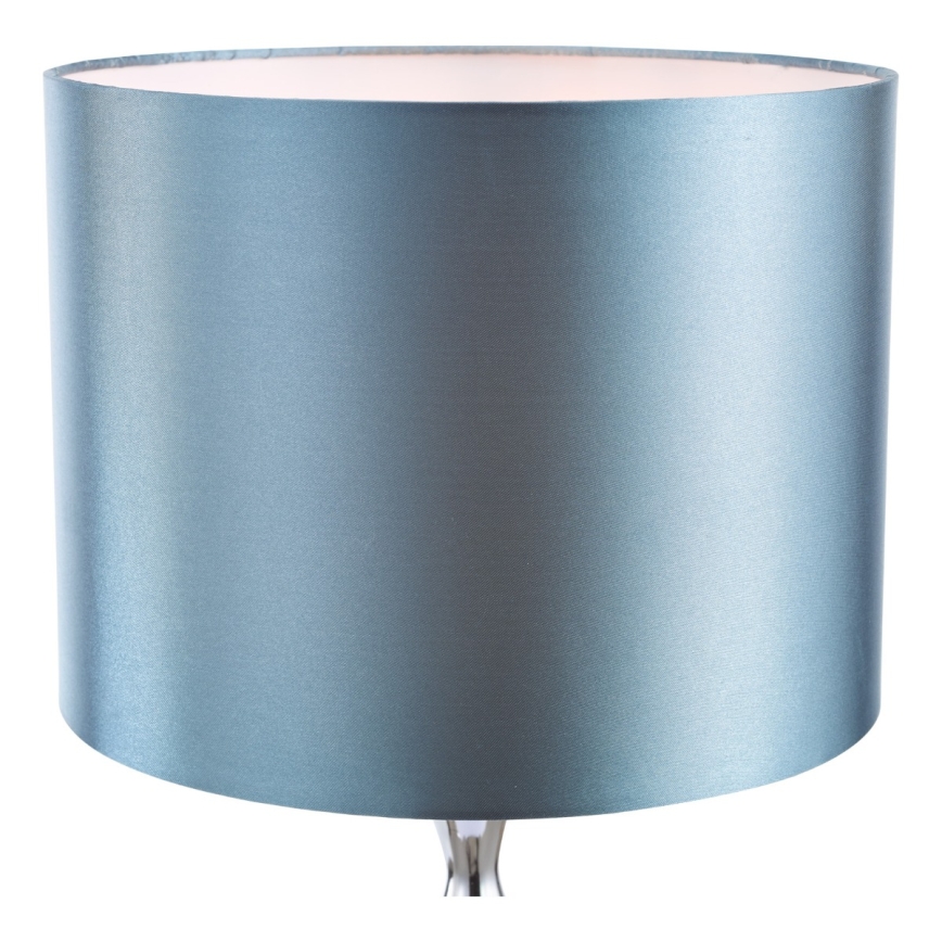 Där Lighting ELS4223 - Lampă de masă ELSA 1xE27/40W/230V albastru/crom lucios
