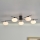 Där Lighting JAS5422 - Lustru aplicat JASPER 5xG9/25W/230V, negru