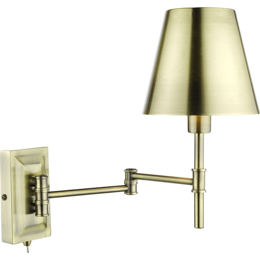 Där Lighting KEN0775 - Lampă de perete flexibilă KENSINGTON 1xE14/25W/230V alamă