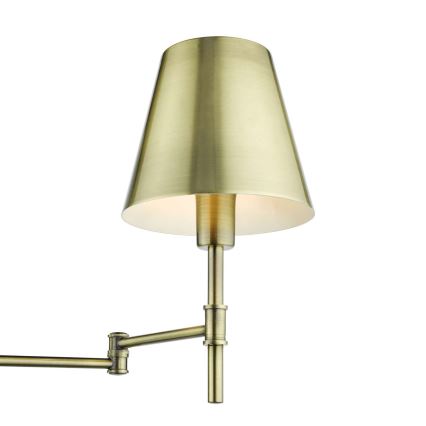 Där Lighting KEN0775 - Lampă de perete flexibilă KENSINGTON 1xE14/25W/230V alamă