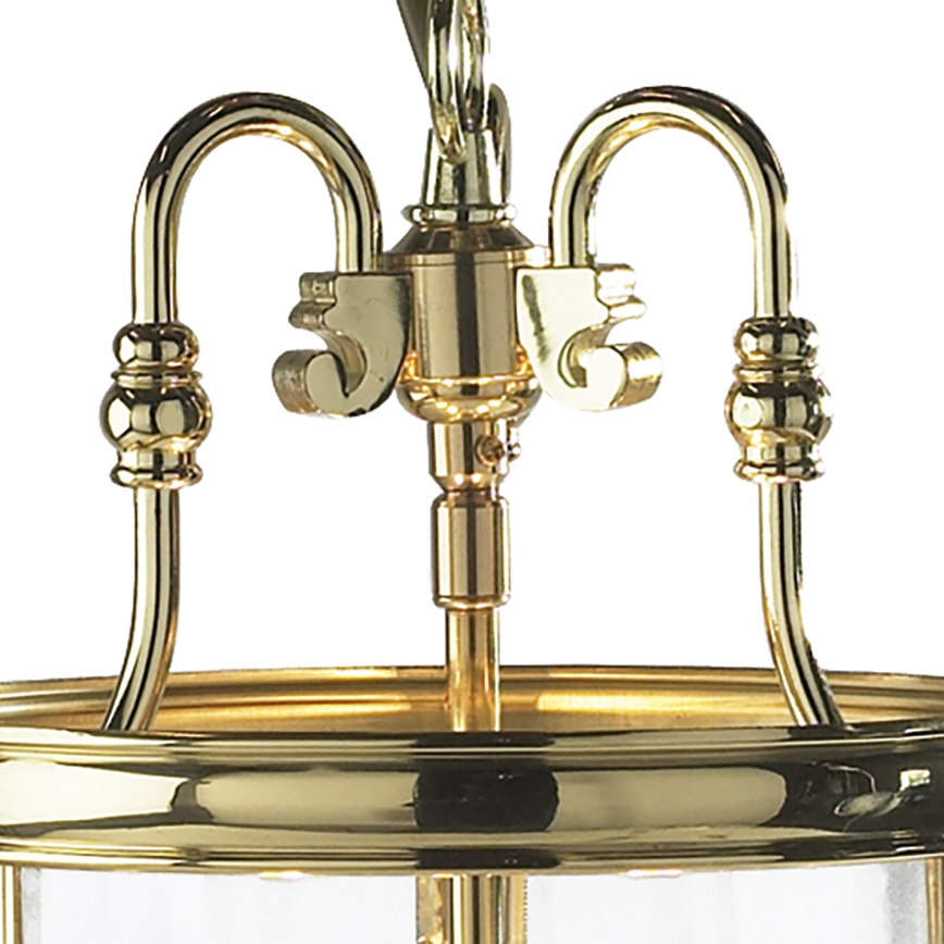 Där Lighting LAM0340 - Candelabru suspendat LAMBETH 3xE14/60W/230V alamă